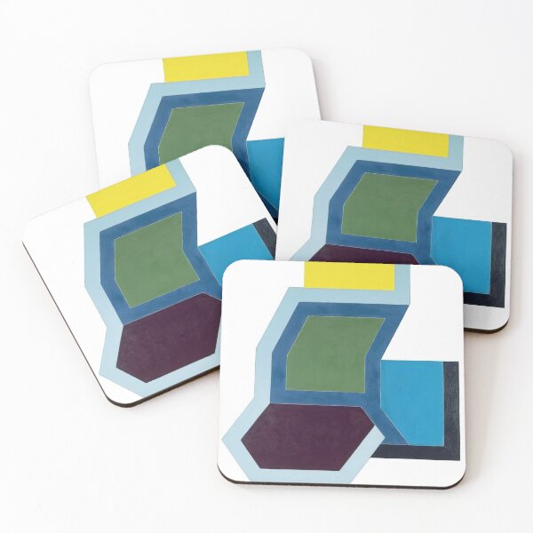 Item preview, sunapee - Original Paintings by Frank Stella, Frank Stella Geometric Abstract Art designed and sold by OilArtLittle.