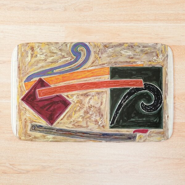 Item preview, star of persia - Original Paintings by Frank Stella, Frank Stella Geometric Abstract Art designed and sold by OilArtLittle.