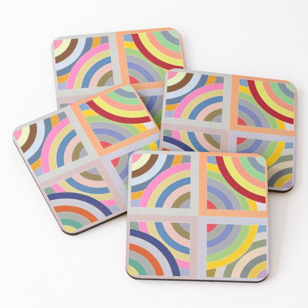 Item preview, tahkt i sulayman variation - Original Paintings by Frank Stella, Frank Stella Geometric Abstract Art designed and sold by OilArtLittle.