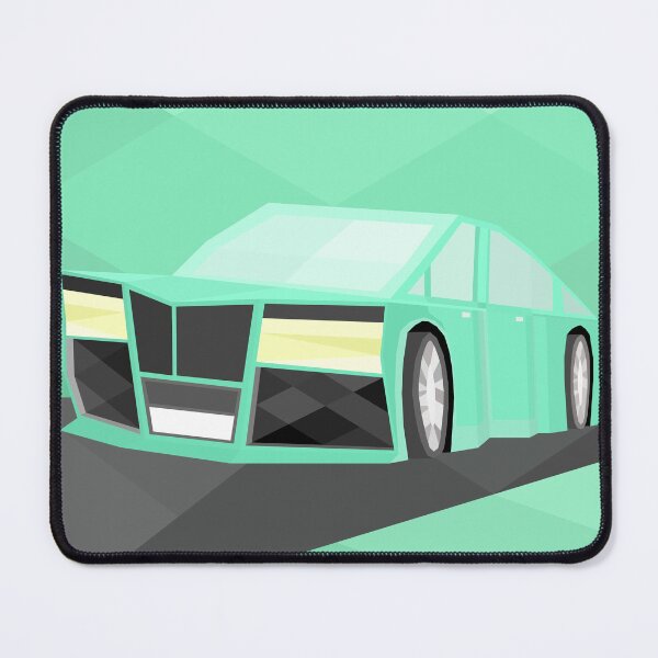Item preview, Sharp Cyan Family Supercar on a Low Poly Background designed and sold by Ekeeca.