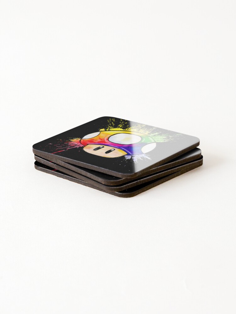 Thumbnail 4 of 5, Coasters (Set of 4), Exploding Mushroom designed and sold by MAbdullahShami.