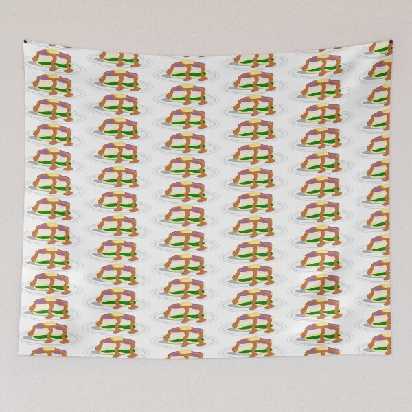Item preview, Stack of Pancakes Genderqueer Pride Flag designed and sold by HarveyHandcraftsandDesigns.