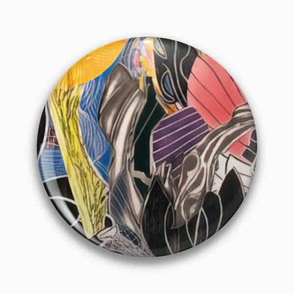 Item preview, the fountain  - Original Paintings by Frank Stella, Frank Stella Geometric Abstract Art designed and sold by OilArtLittle.