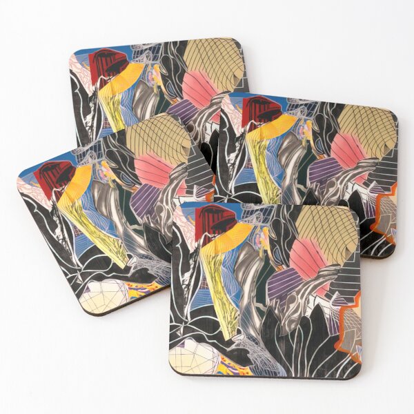 Item preview, the fountain  - Original Paintings by Frank Stella, Frank Stella Geometric Abstract Art designed and sold by OilArtLittle.