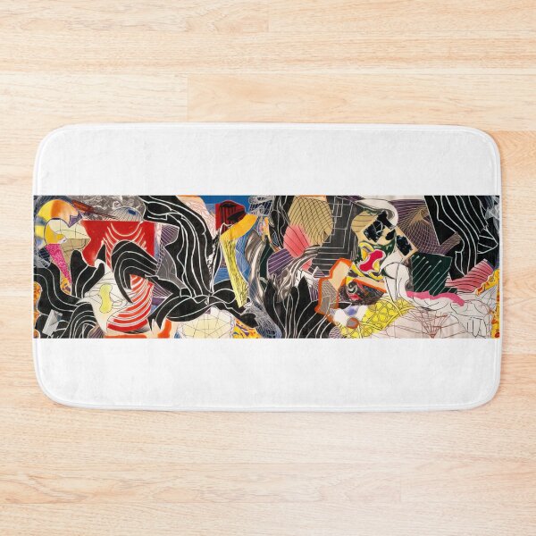 Item preview, the fountain  - Original Paintings by Frank Stella, Frank Stella Geometric Abstract Art designed and sold by OilArtLittle.