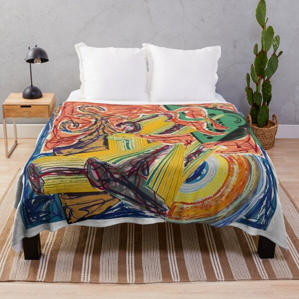 Item preview, the butcher came and slew the ox - Original Paintings by Frank Stella, Frank Stella Geometric Abstract Art designed and sold by OilArtLittle.