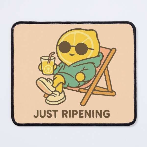 Item preview, Just Ripening – Kawaii Lemon in Hammock designed and sold by Aloloco.