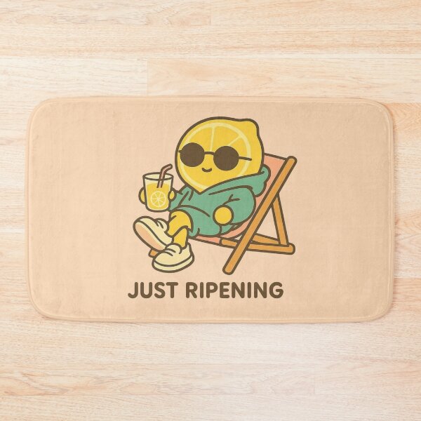 Item preview, Just Ripening – Kawaii Lemon in Hammock designed and sold by Aloloco.