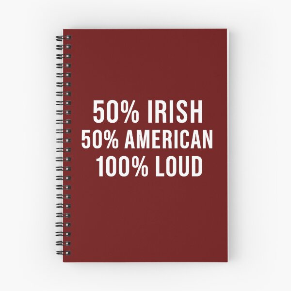 Item preview, Funny T Shirt Design    50% Irish 50% American 100% Loud designed and sold by MayoToManhattan.