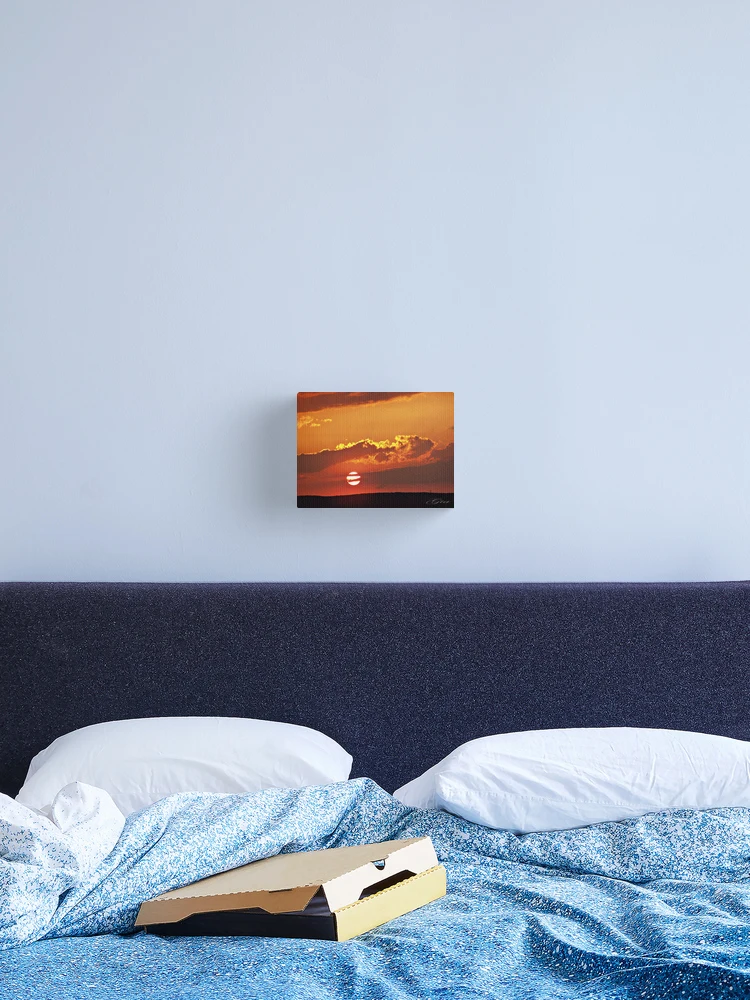 Thumbnail 2 of 3, Canvas Print, "Sunset In Fall" designed and sold by Gail Jones.