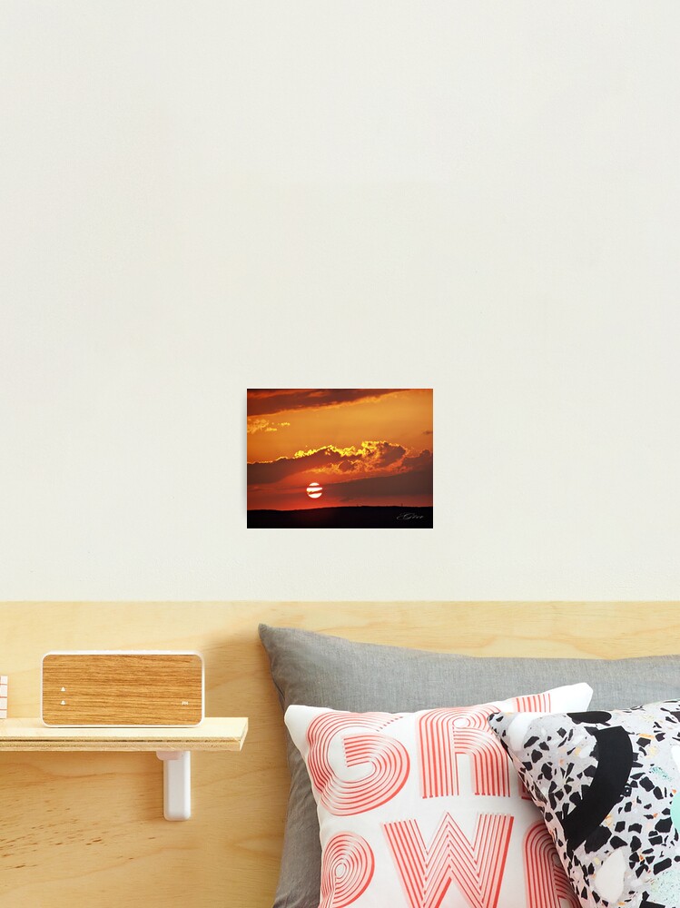 Thumbnail 2 of 3, Photographic Print, "Sunset In Fall" designed and sold by Imagequeen.