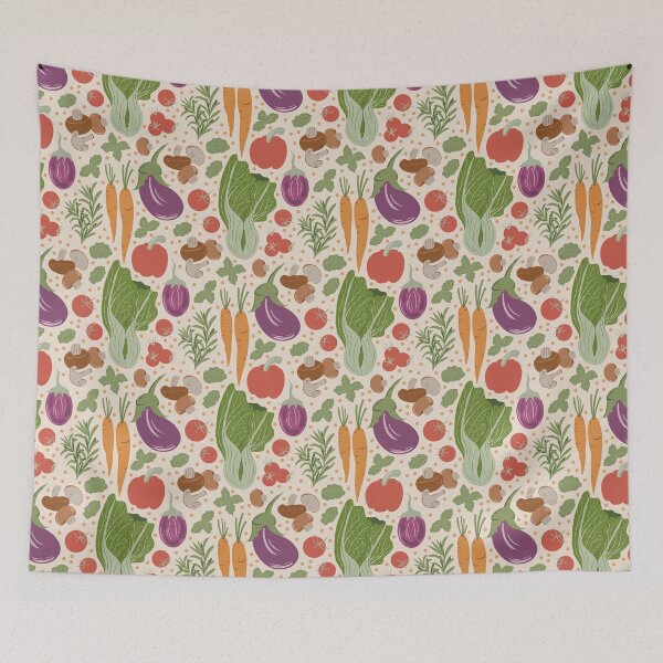 Item preview, Hand Sketched Market Veggies designed and sold by Kozee.
