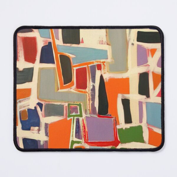 Item preview, untitled abstraction - Original Paintings by Frank Stella, Frank Stella Geometric Abstract Art designed and sold by OilArtLittle.