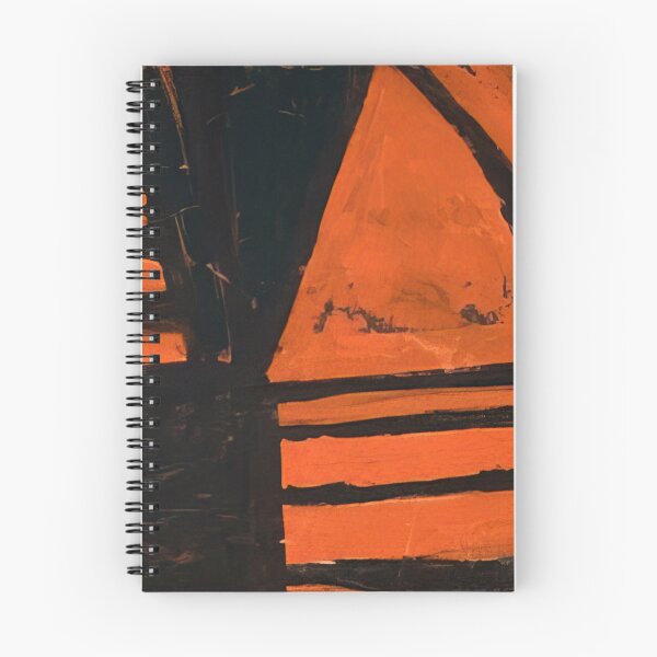 Item preview, untitled black and orange  - Original Paintings by Frank Stella, Frank Stella Geometric Abstract Art designed and sold by OilArtLittle.