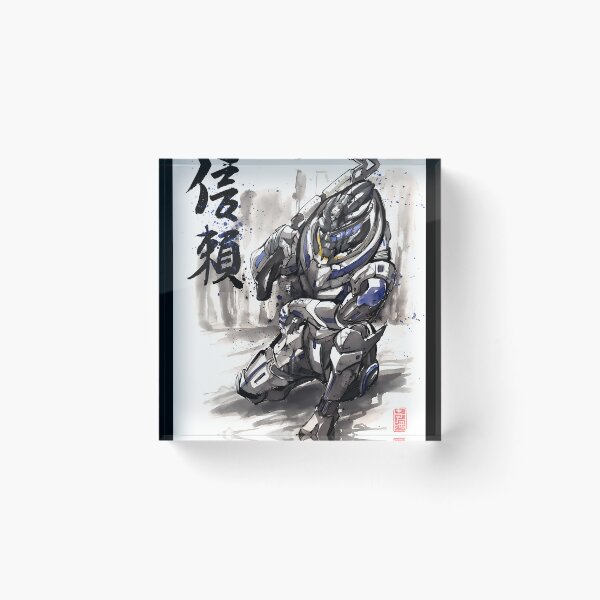 Item preview, Mass Effect Garrus Sumie Style With Japanese Calligraphy designed and sold by MAbdullahShami.