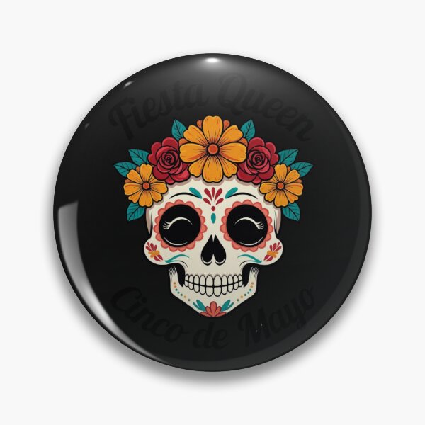 Item preview, Fiesta Queen Cinco De Mayo Celebration Sugar Skull Mexican Party Women designed and sold by GrumpySableye.