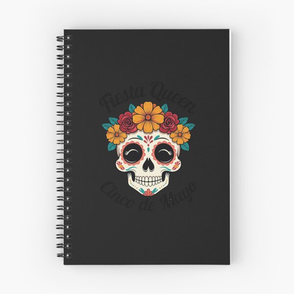 Item preview, Fiesta Queen Cinco De Mayo Celebration Sugar Skull Mexican Party Women designed and sold by GrumpySableye.