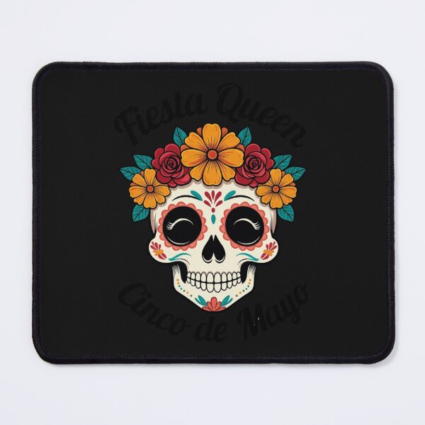 Item preview, Fiesta Queen Cinco De Mayo Celebration Sugar Skull Mexican Party Women designed and sold by GrumpySableye.