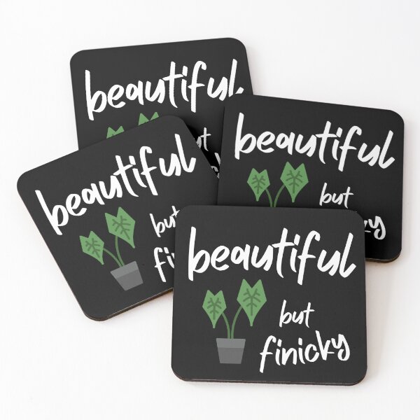 Item preview, Alocasia: Beautiful but Finicky - Funny Houseplant Quote designed and sold by ZlodziejkaKiwi.