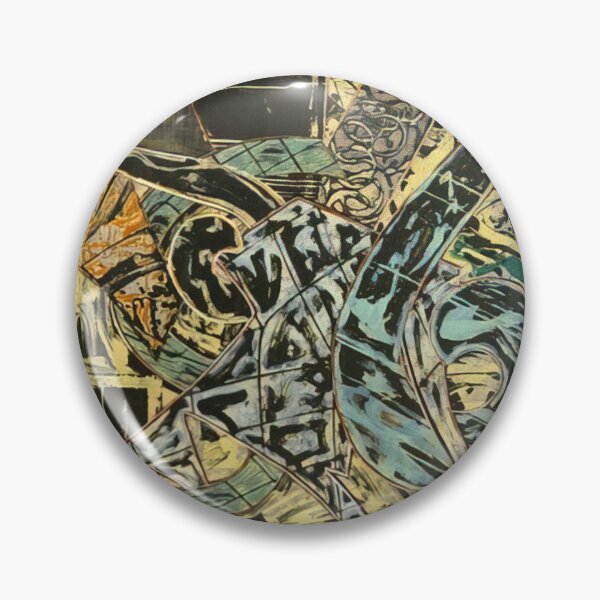 Item preview, yellow journal  - Original Paintings by Frank Stella, Frank Stella Geometric Abstract Art designed and sold by OilArtLittle.