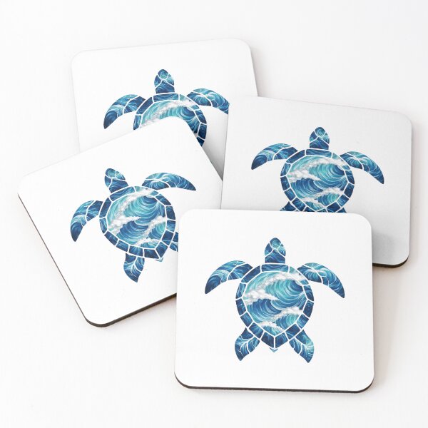 Item preview, Ocean Wave Sea Turtle designed and sold by SOUFIANE1991.