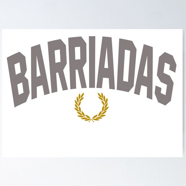 Item preview, Barriadas logo gray designed and sold by Barriadas Streetwear.
