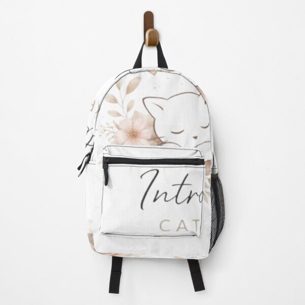 Item preview, Introverted Cat Lover Aesthetic Design | Cute Sleeping Cat Art for Cat People designed and sold by Sanika arts .