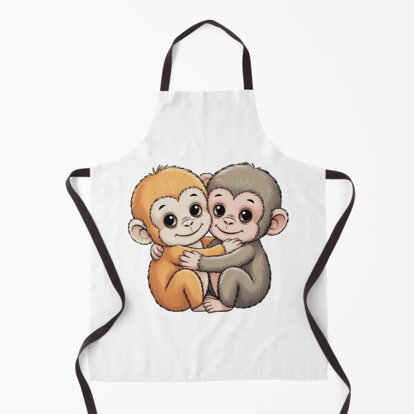 Item preview, Cute Baby Monkey Named Punch Plush Hugging designed and sold by ZACK ART.
