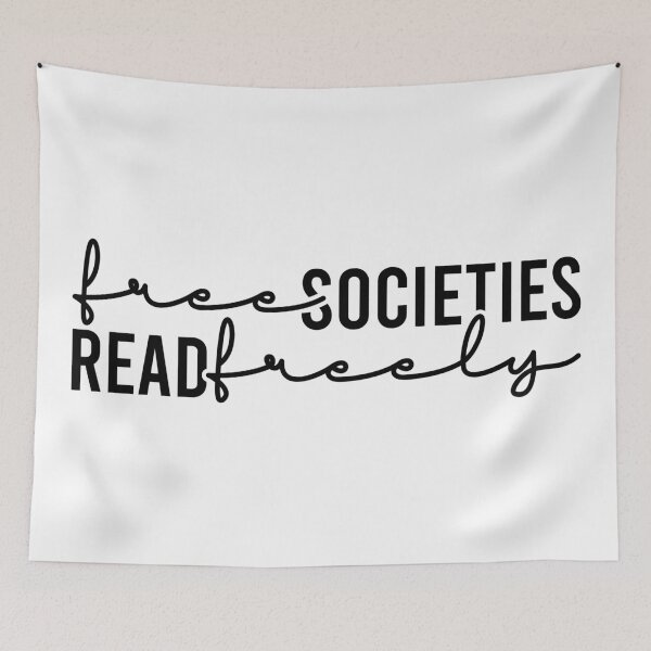 Item preview, Free Societies Read Freely designed and sold by Blonc-ou.