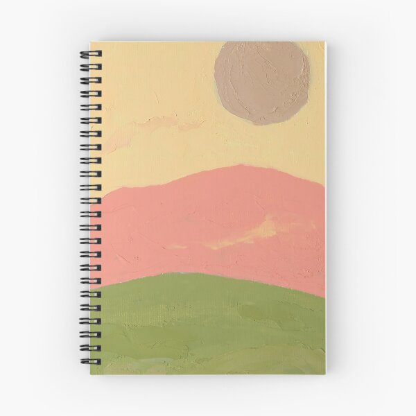 Item preview, A yellow sun A green sun - Original Paintings by Etel Adnan, Etel Adnan Color Landscape Art designed and sold by OilArtLittle.