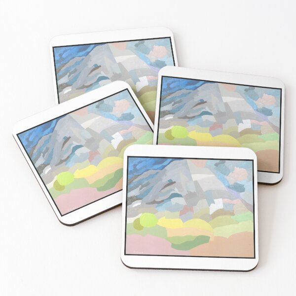 Item preview, mount tamalpais - Original Paintings by Etel Adnan, Etel Adnan Color Landscape Art designed and sold by OilArtLittle.