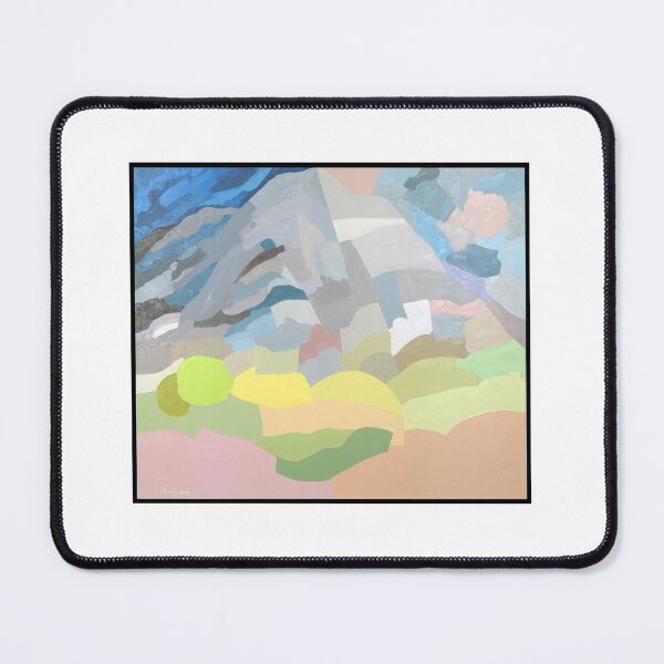 Item preview, mount tamalpais - Original Paintings by Etel Adnan, Etel Adnan Color Landscape Art designed and sold by OilArtLittle.