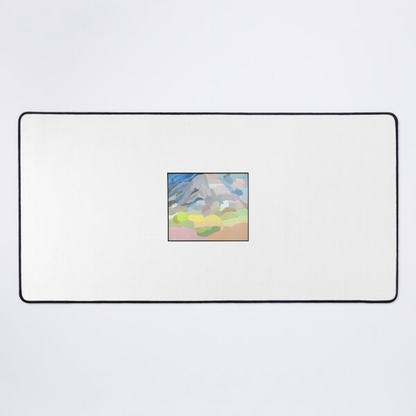 Item preview, mount tamalpais - Original Paintings by Etel Adnan, Etel Adnan Color Landscape Art designed and sold by OilArtLittle.