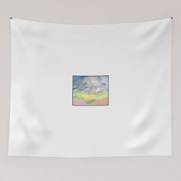 Item preview, mount tamalpais - Original Paintings by Etel Adnan, Etel Adnan Color Landscape Art designed and sold by OilArtLittle.