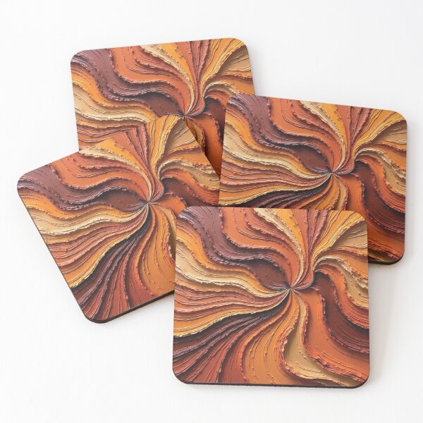 Item preview, Solar Energy - Abstract Orange Swirl Burst designed and sold by The Design Asset Station.