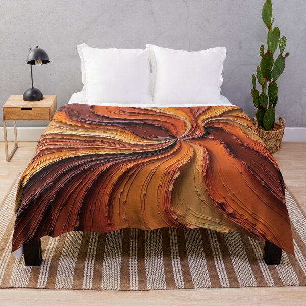 Item preview, Solar Energy - Abstract Orange Swirl Burst designed and sold by The Design Asset Station.
