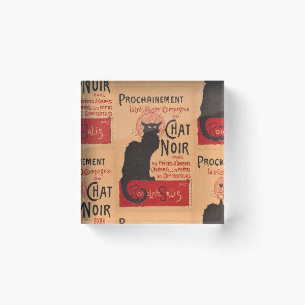 Item preview, Iconic Le Chat Noir Poster | Art Nouveau Masterpiece | Famous Paris Cabaret Artwork | Théophile Steinlen Print designed and sold by artofuniverse.