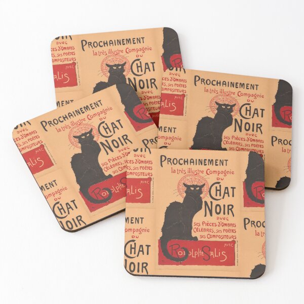 Item preview, Iconic Le Chat Noir Poster | Art Nouveau Masterpiece | Famous Paris Cabaret Artwork | Théophile Steinlen Print designed and sold by artofuniverse.