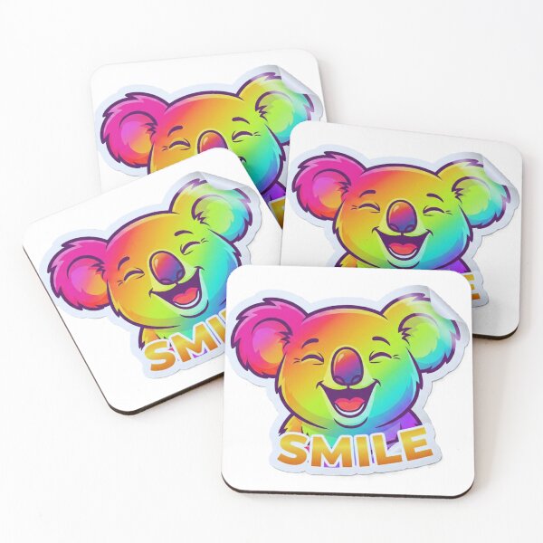 Item preview, smiling koala sticker designed and sold by BLUESKY11a.