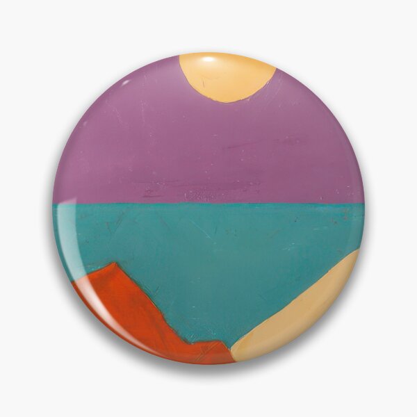 Item preview, Original Paintings by Etel Adnan, Etel Adnan Color Landscape Art designed and sold by OilArtLittle.