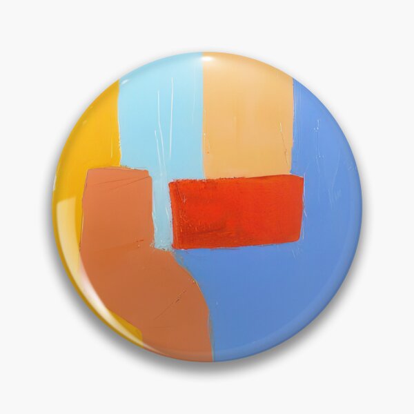 Item preview, Original Paintings by Etel Adnan, Etel Adnan Color Landscape Art designed and sold by OilArtLittle.