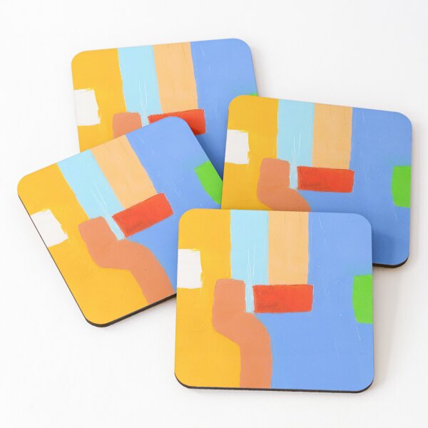 Item preview, Original Paintings by Etel Adnan, Etel Adnan Color Landscape Art designed and sold by OilArtLittle.