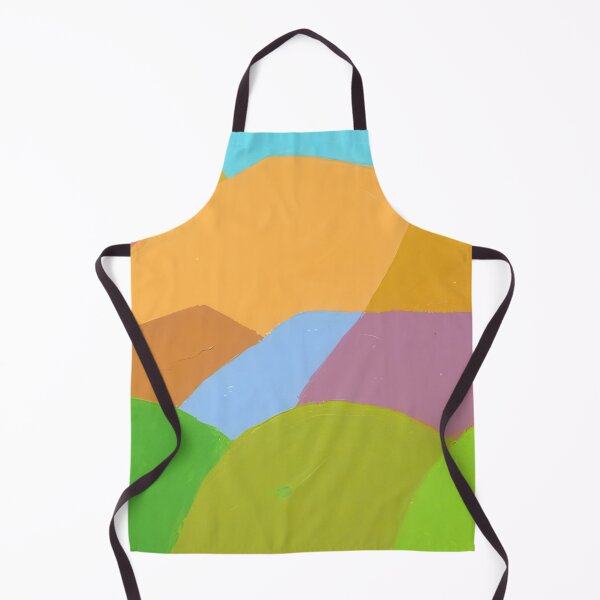 Item preview, Original Paintings by Etel Adnan, Etel Adnan Color Landscape Art designed and sold by OilArtLittle.