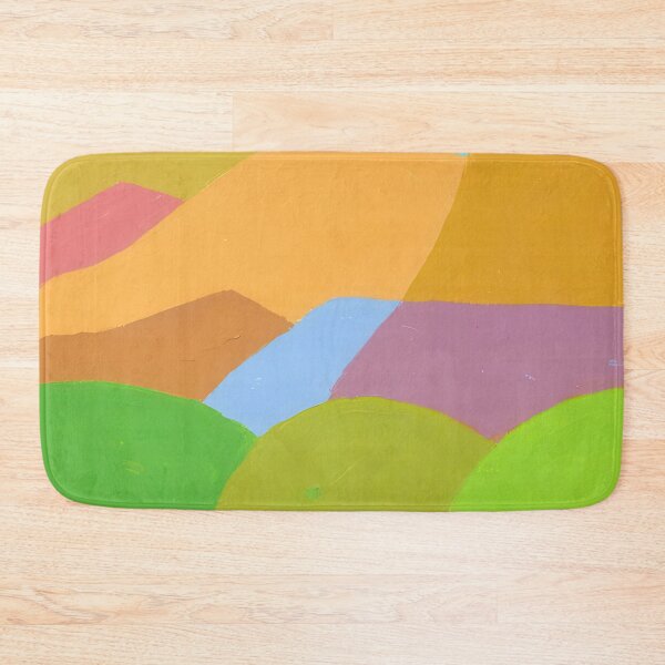 Item preview, Original Paintings by Etel Adnan, Etel Adnan Color Landscape Art designed and sold by OilArtLittle.