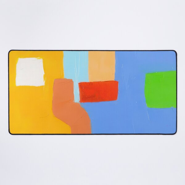 Item preview, Original Paintings by Etel Adnan, Etel Adnan Color Landscape Art designed and sold by OilArtLittle.