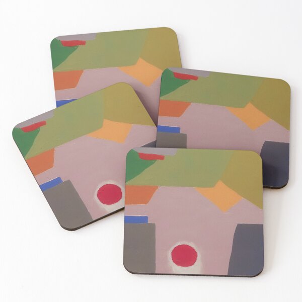 Item preview, Original Paintings by Etel Adnan, Etel Adnan Color Landscape Art designed and sold by OilArtLittle.