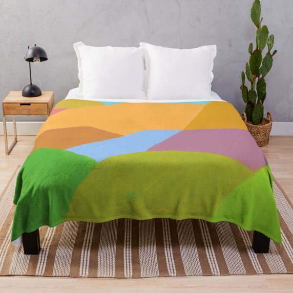 Item preview, Original Paintings by Etel Adnan, Etel Adnan Color Landscape Art designed and sold by OilArtLittle.