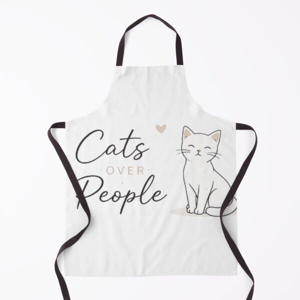 Item preview, Cats Over People – Minimal Cute Cat Lover Aesthetic Design designed and sold by Sanika arts .