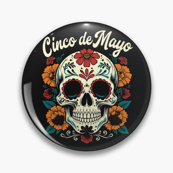 Item preview, Cinco De Mayo Sugar Skull Mexican Celebration designed and sold by GrumpySableye.