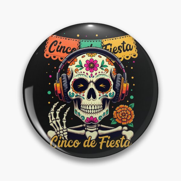 Item preview, Cinco De Fiesta Sugar Skull Mexican Party Celebration designed and sold by GrumpySableye.